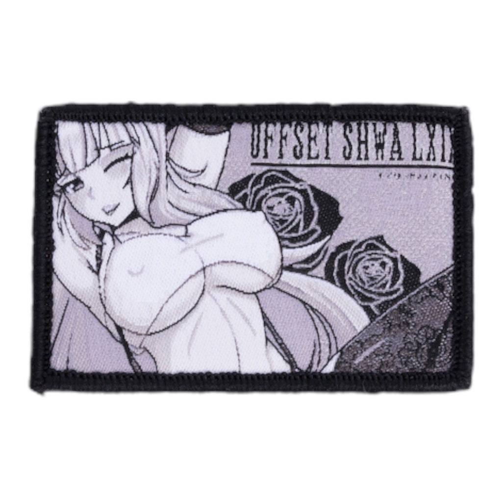 [SHWA] Hana Peeking Thru Mono Hook &  Loop Patch