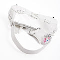 White Mended Moon Purse