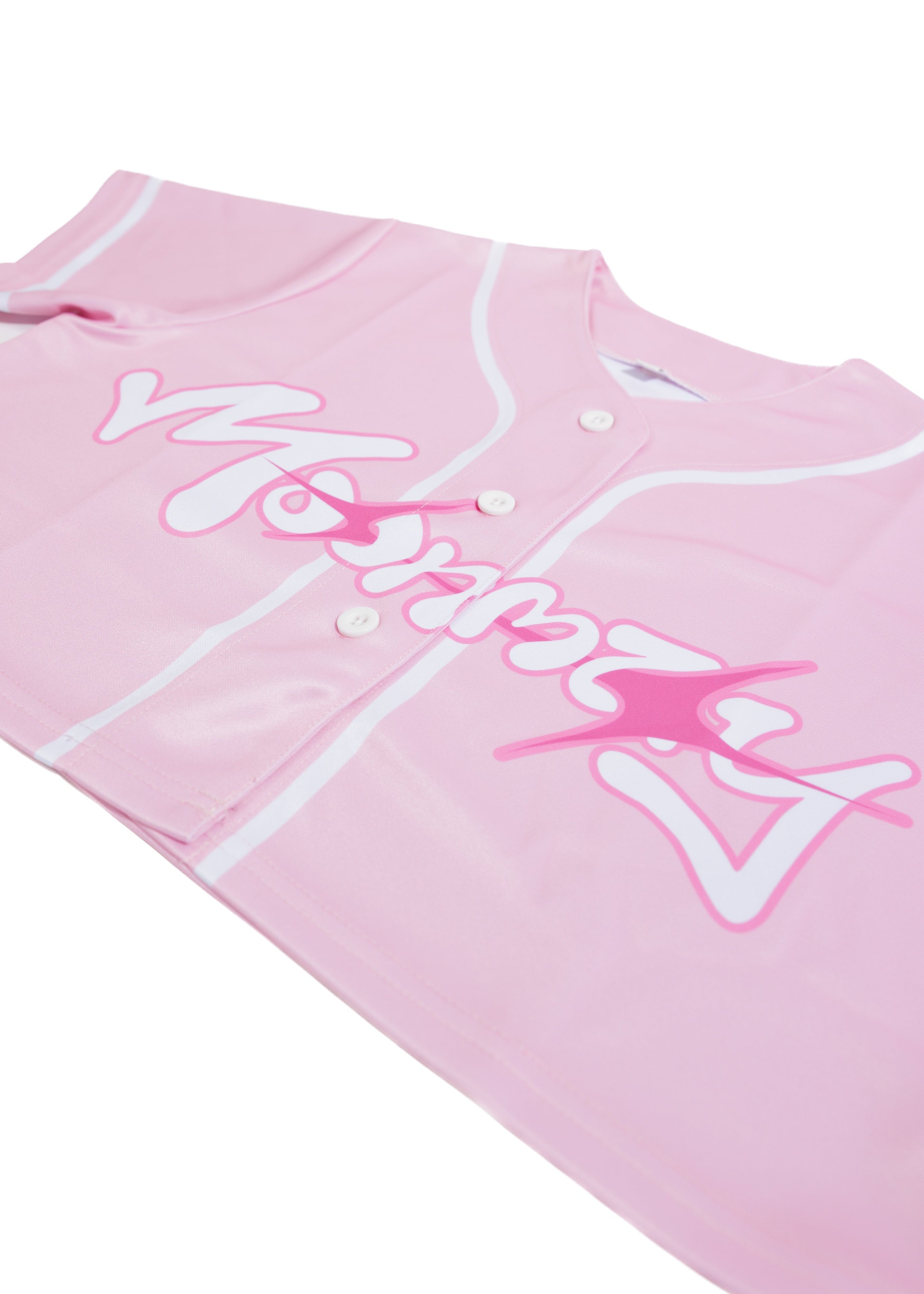 Pink Women Cropped Jersey