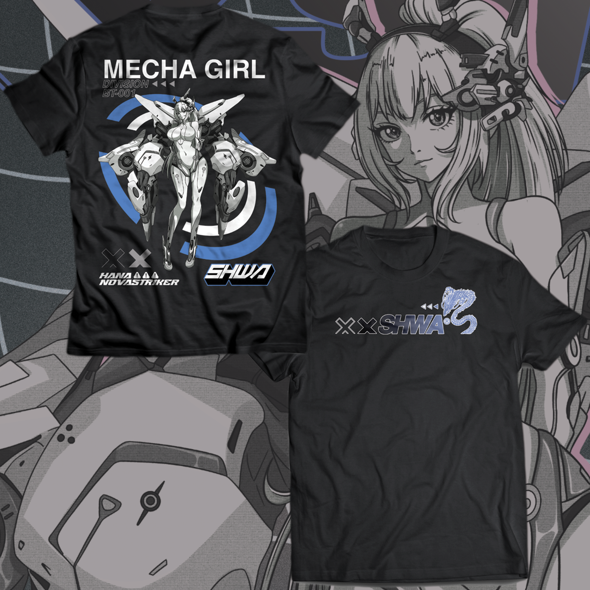 [SHWA] HNS-02 Hana Novastriker Black Shirt