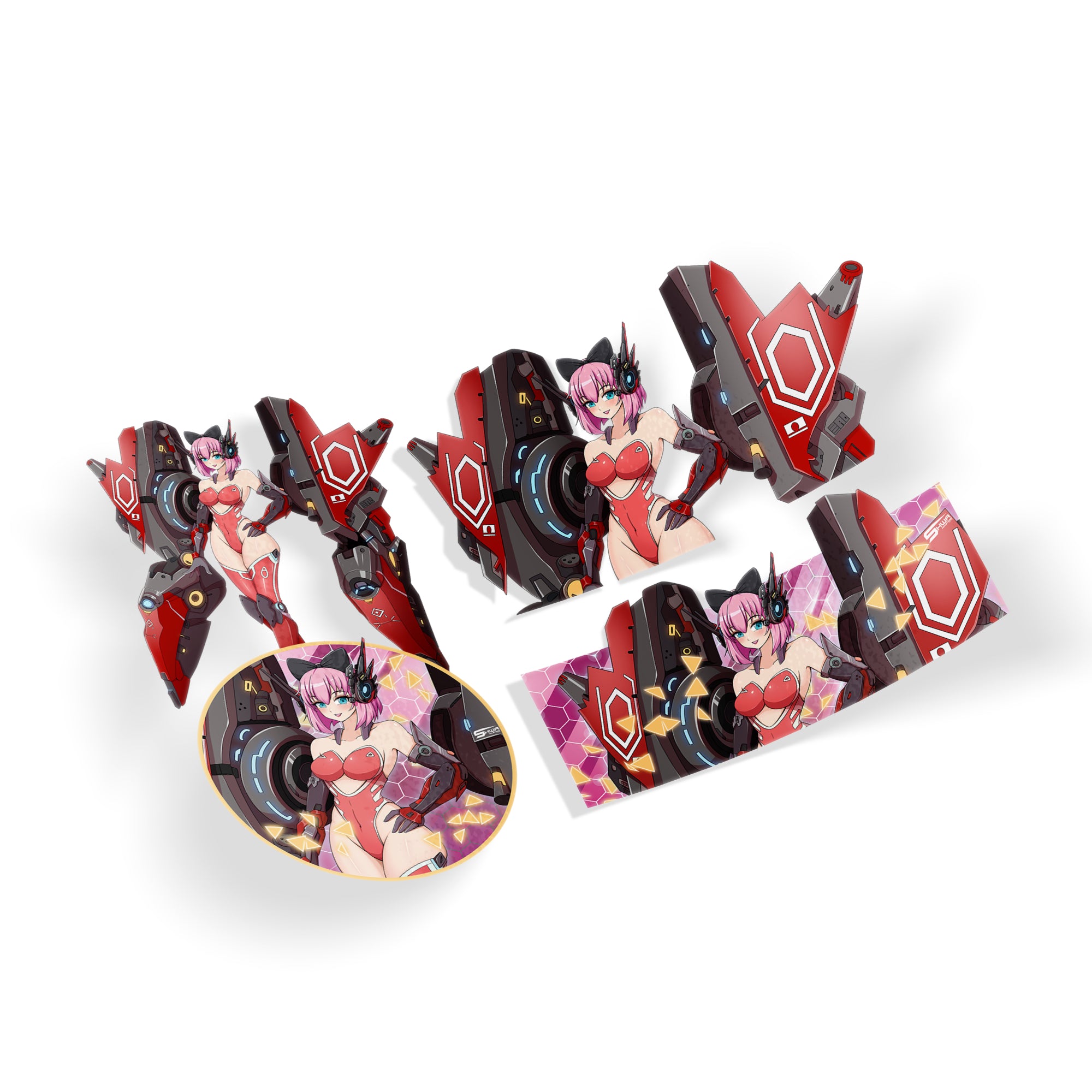 [SHWA] Aoi Crimson Storm Stickers