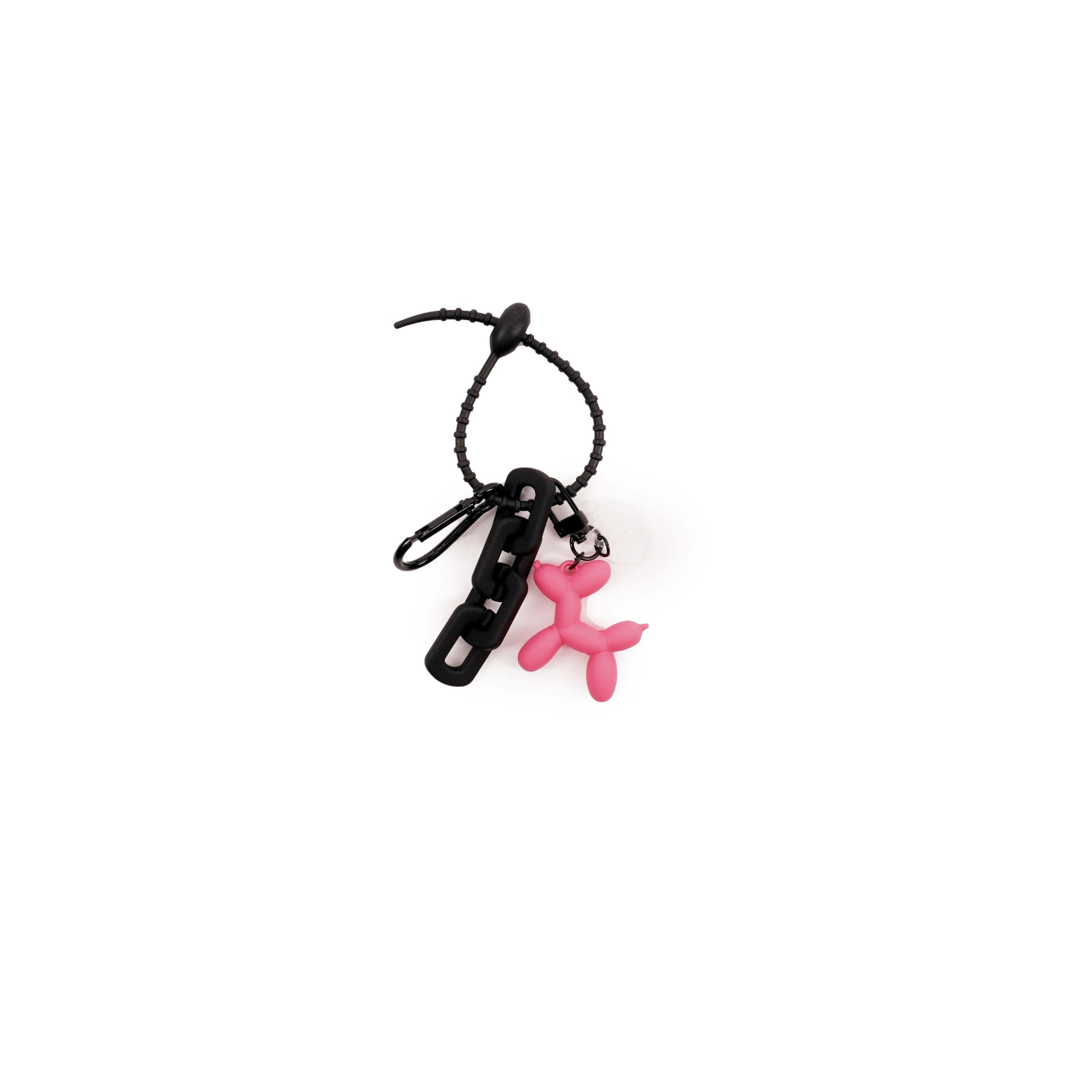 PINK DOGGY KEYCHAIN