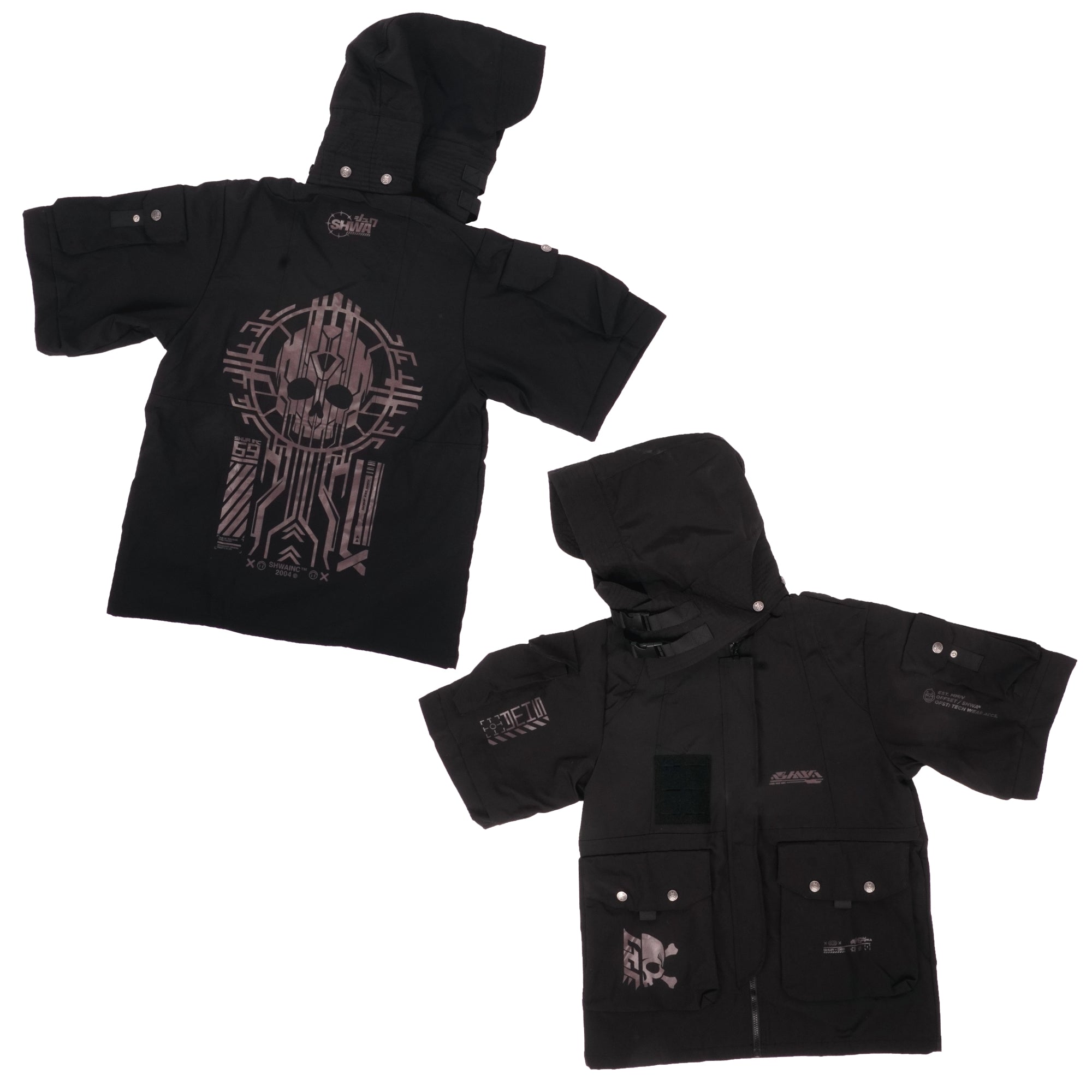 [SHWA] TB-02 Techwear Style Cropped Bomber Jacket - FINAL SALE (No return or exchange)