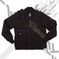 [SHWA] TB-01 Techwear Style Speed Black Bomber Jacket - FINAL SALE (No return or exchange)
