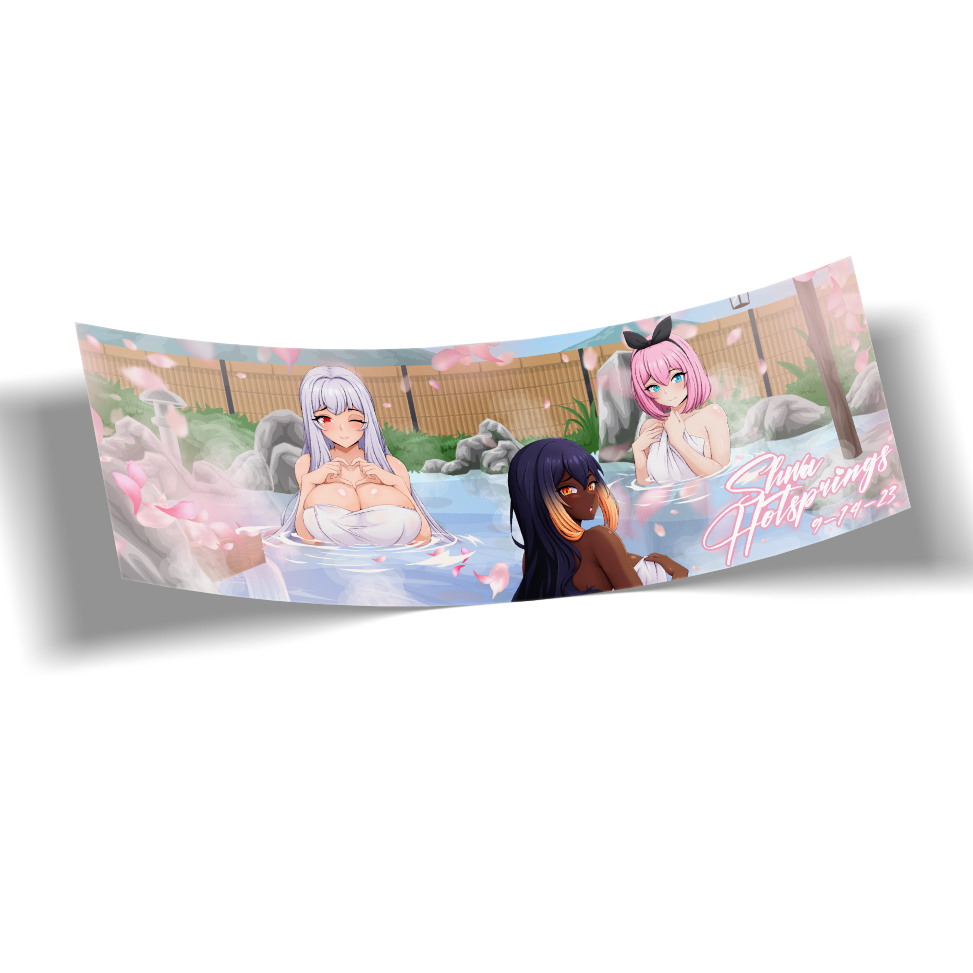 [SHWA] Onsen Girls Sticker
