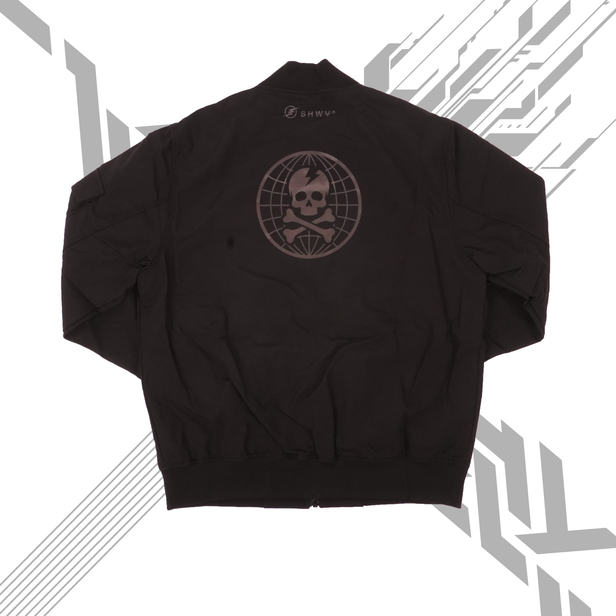 [SHWA] TB-01 Techwear Style Speed Black Bomber Jacket - FINAL SALE (No return or exchange)