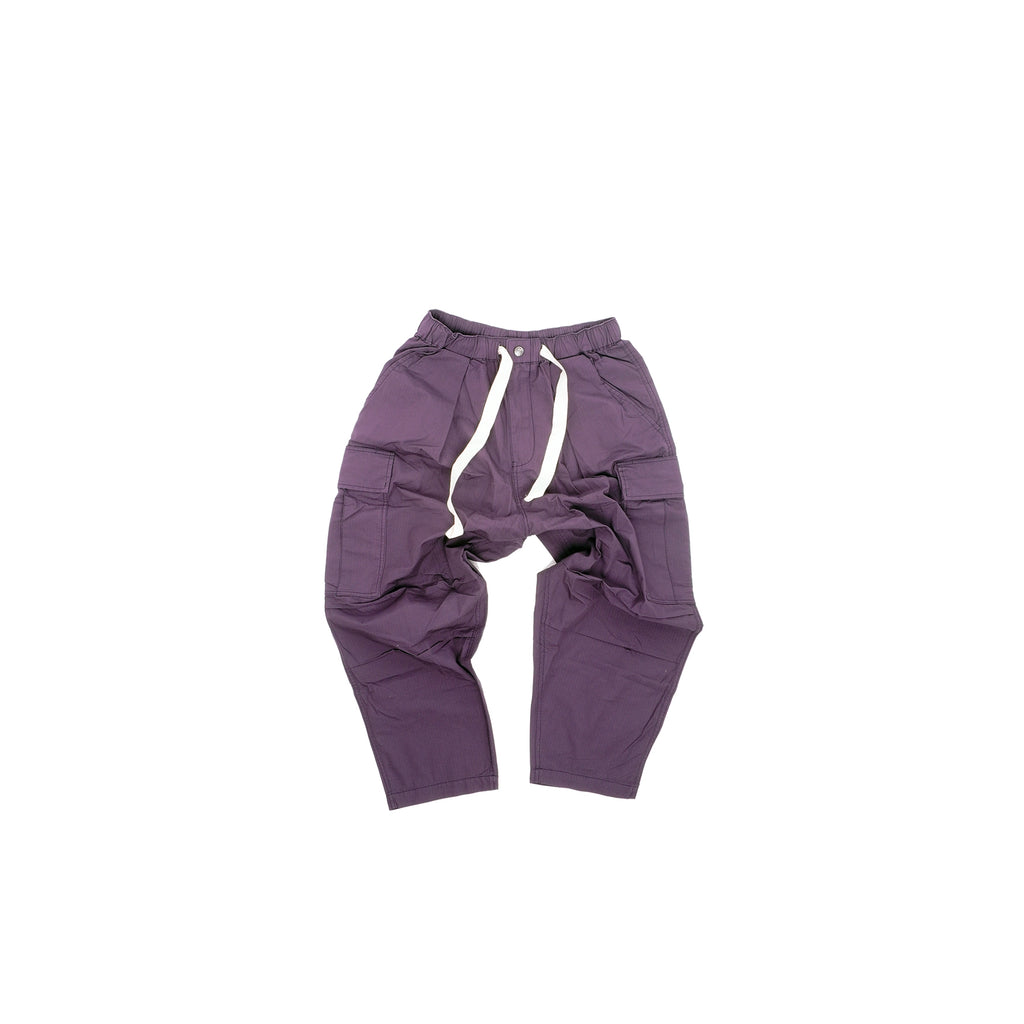 [SHWA] Purple Y2K Baggy Cargo Pants - FINAL SALE
