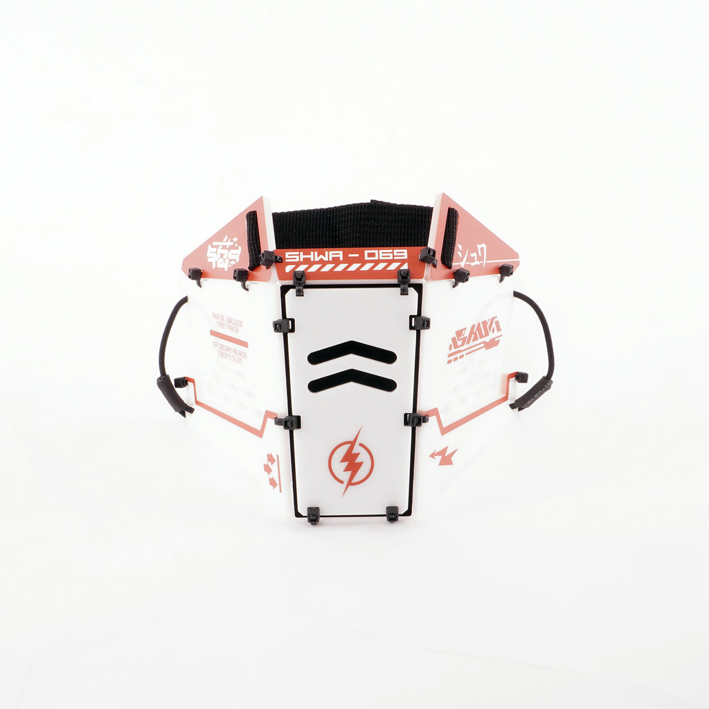 [SHWA] SW-06 Techwear Style Handmade Acrylic Mask Cover