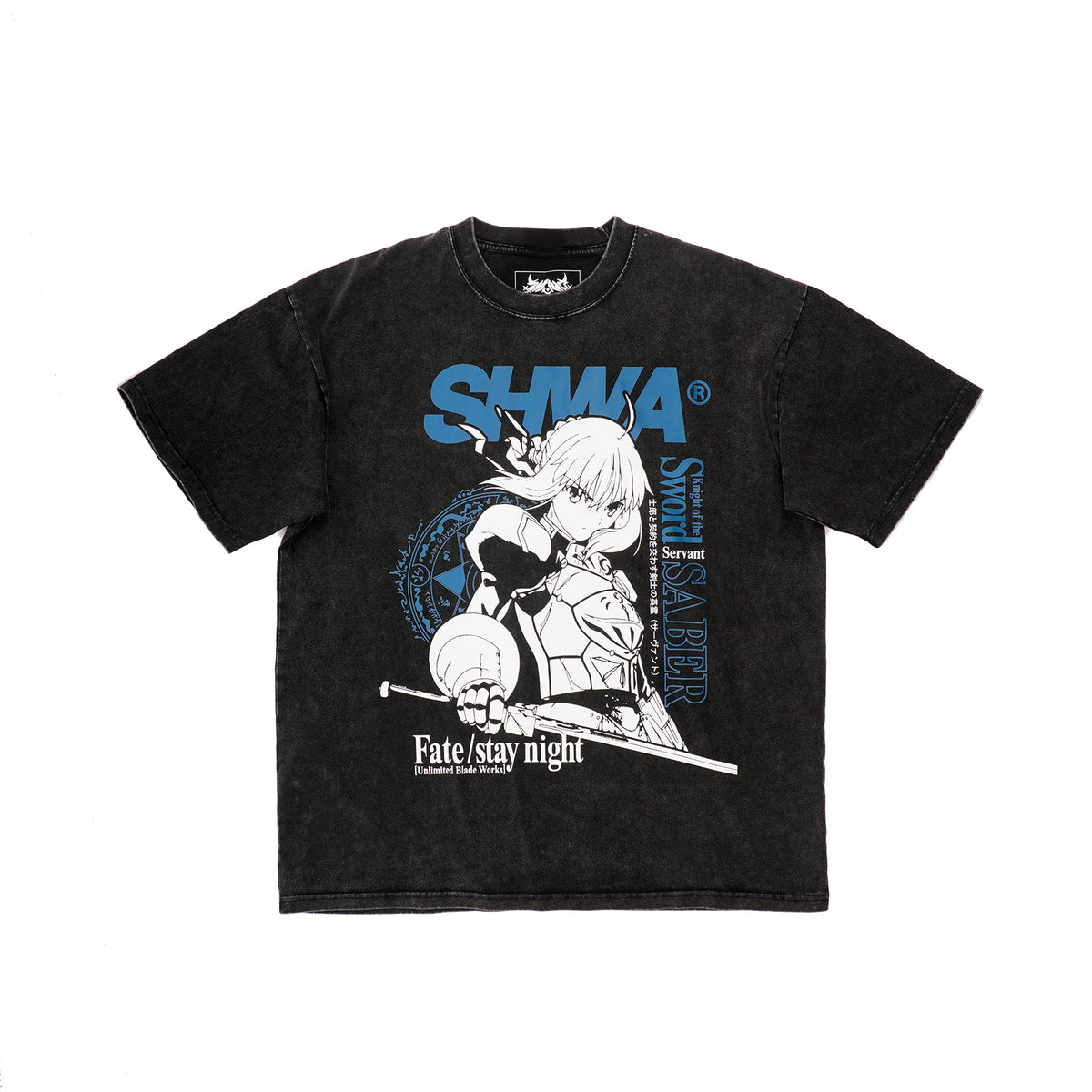 Fate Stay Night: Saber Grayscale Shirt | f/sn: Unlimited Bla 