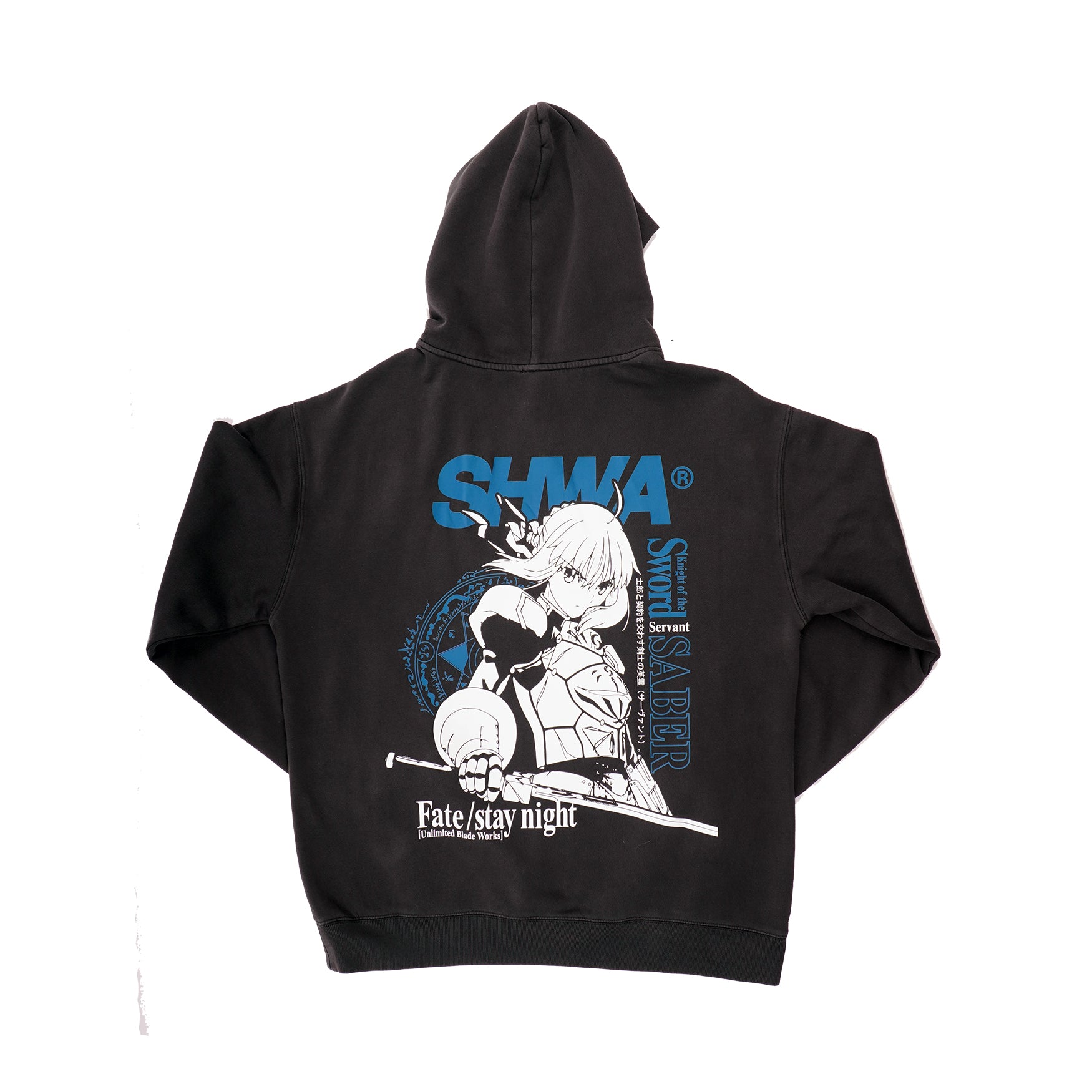 Fate Stay Night: Saber Grayscale Hoodie