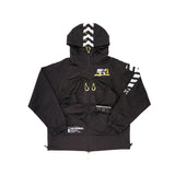 TB-03  BLACK WATERPROOF WINDBREAKER