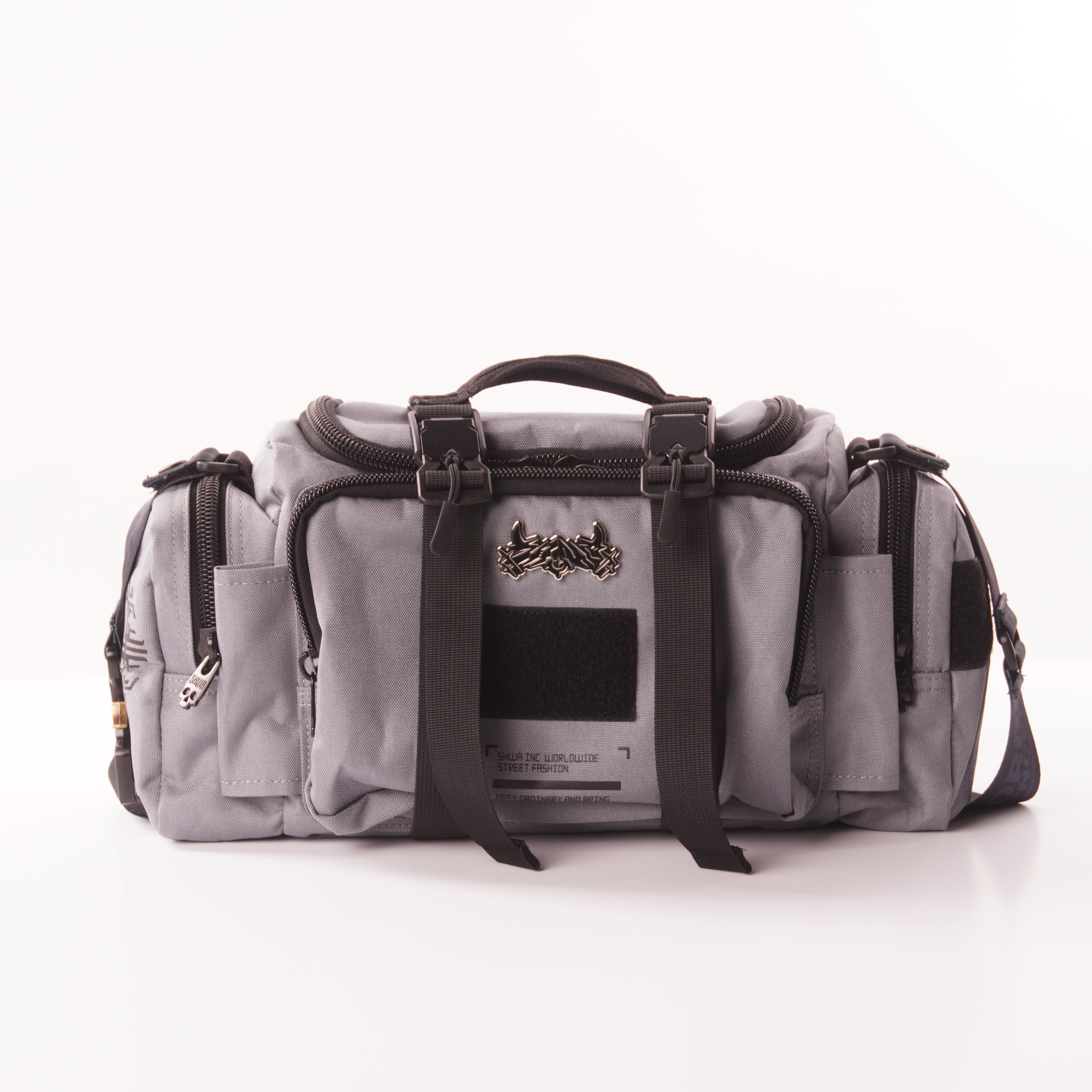 [SHWA] TBG-05 Techwear Style Grey Mini Duffle Bag
