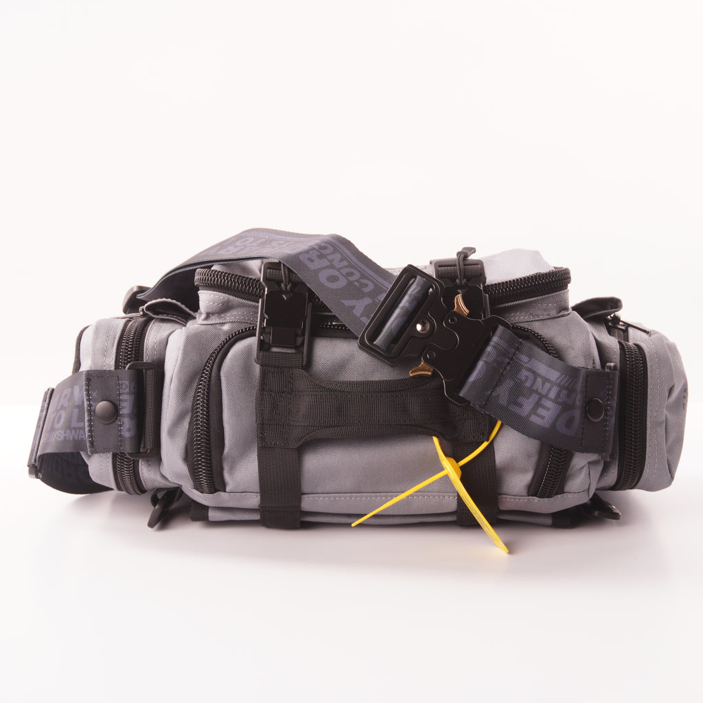 [SHWA] TBG-05 Techwear Style Grey Mini Duffle Bag