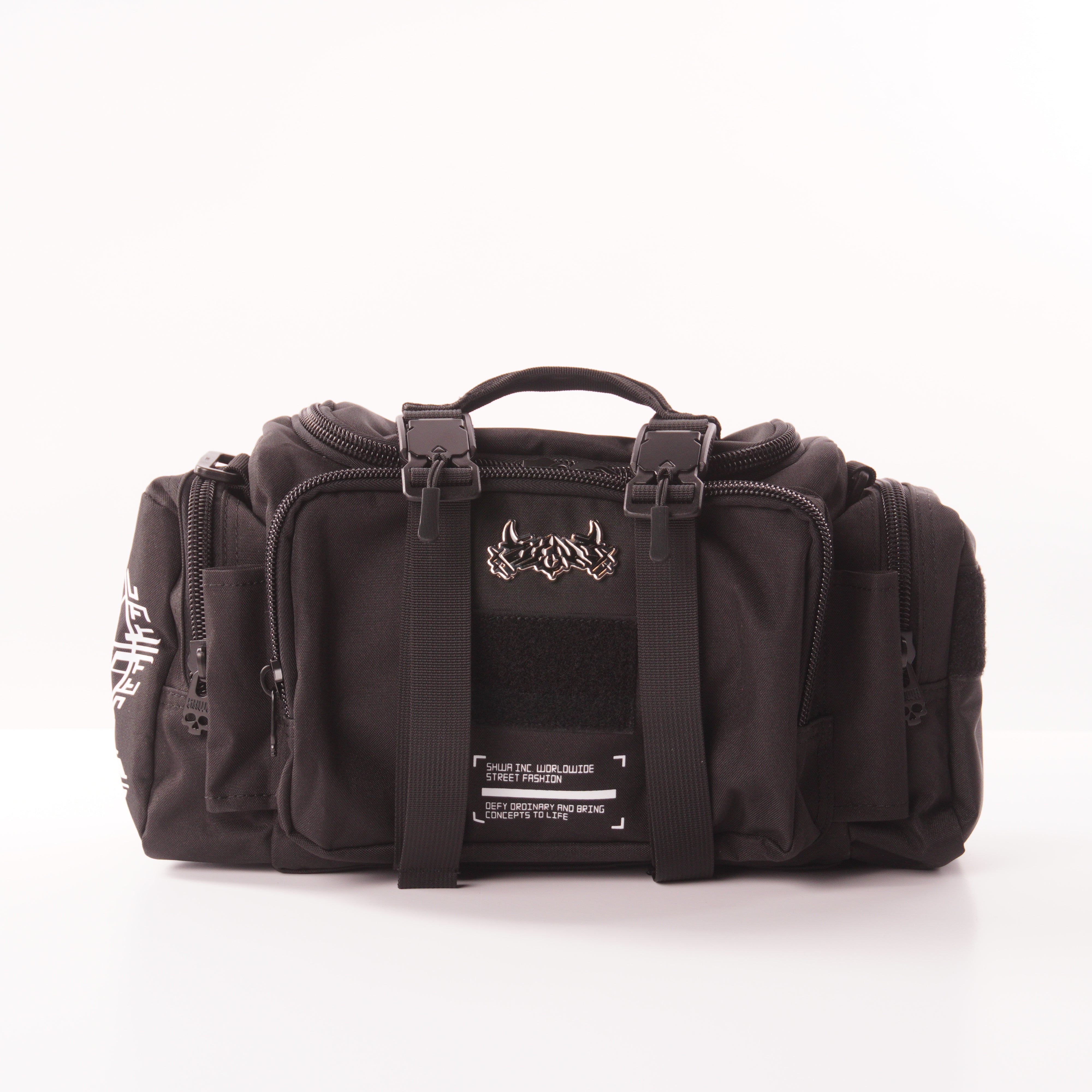 SHWA] TBG-05 Techwear Style Black Mini Duffle Bag | SHWA – OFFSET
