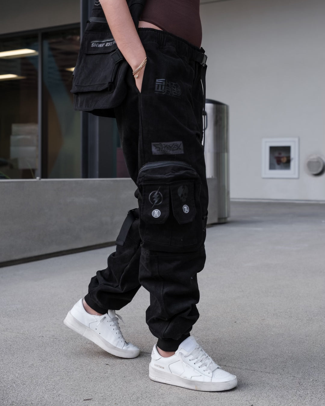 [SHWA] TP-05 Techwear Style SHWA Black Rapid Reach Jogger