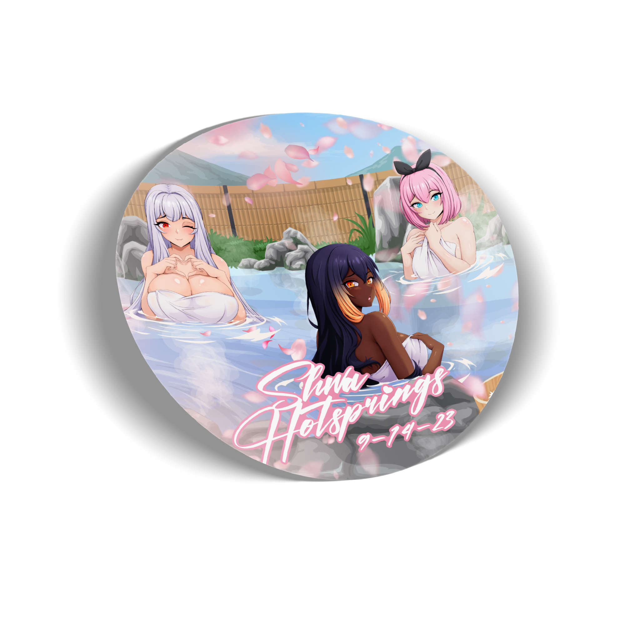 [SHWA] Onsen Girls Sticker