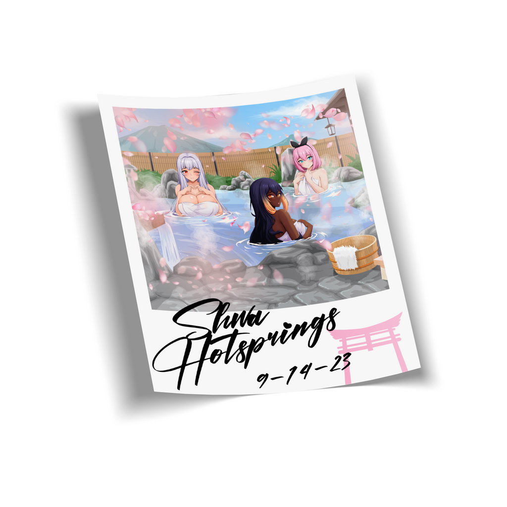 [SHWA] Onsen Girls Sticker