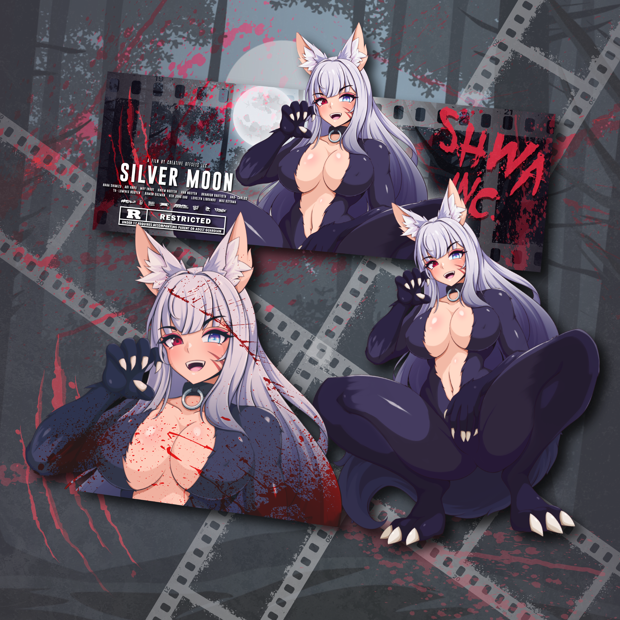 [SHWA] Hana Werewolf Sticker