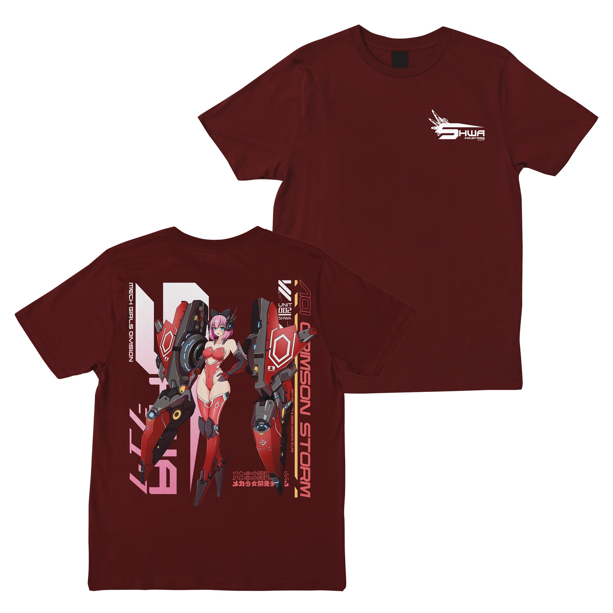 [SHWA] ACS-01 Aoi Crimson Storm Series Maroon Shirt