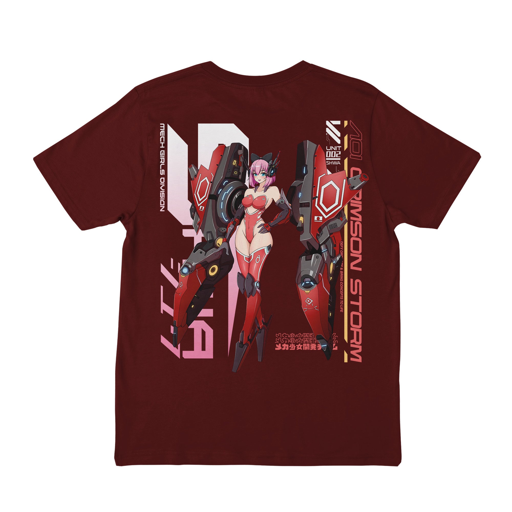 [SHWA] ACS-01 Aoi Crimson Storm Series Maroon Shirt