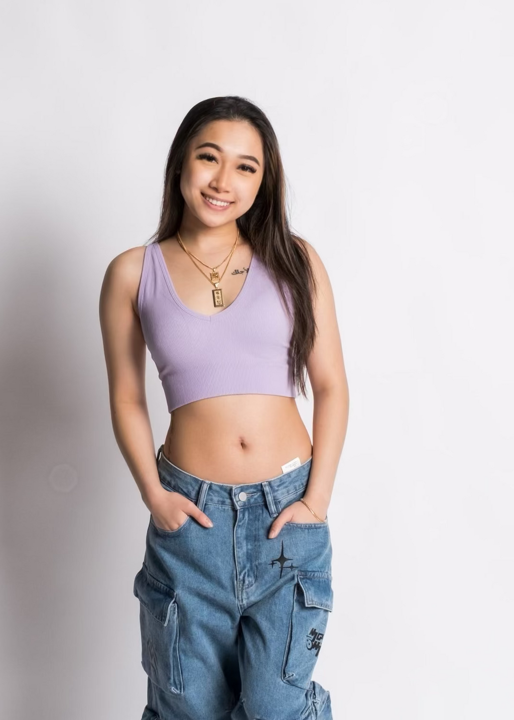 LAVENDER V-BRALETTE