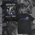 [SHWA ] MVP-02 May Violet Pulse Black Shirt