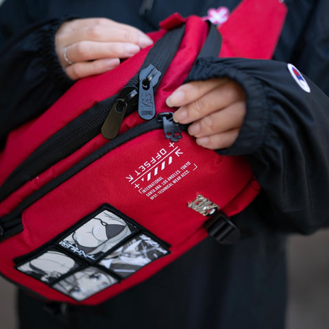 [SHWA] TBG-10 Techwear Style OG Sling Bag - Red