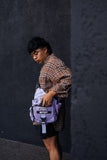 [SHWA] TBG-09 Techwear Style Tactical Side Bag - Lavender Boba Bag with Removable Strap (Bag & Strap ONLY)