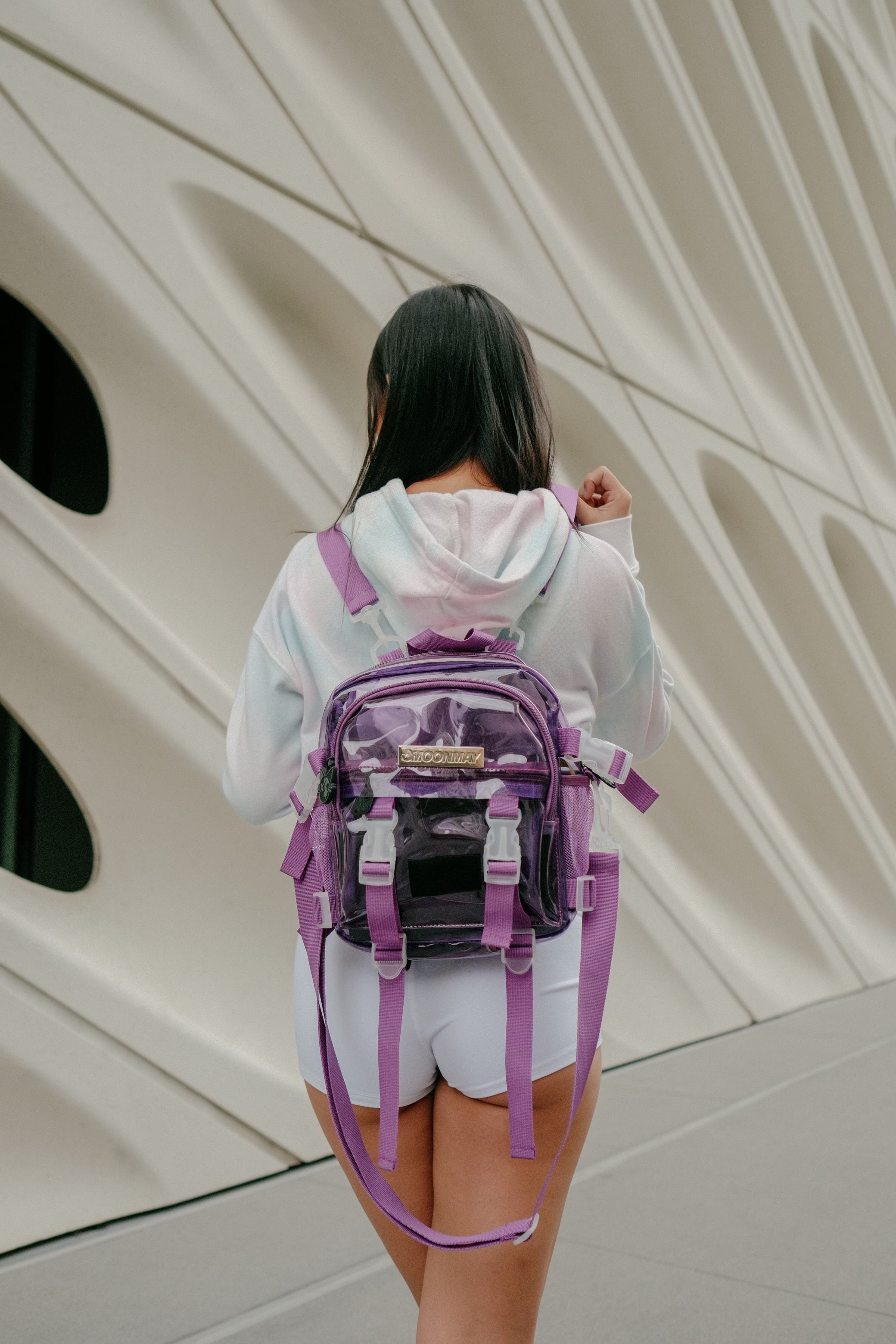 Clear Purple TBG-12 Mini Backpack - FINAL SALE (No Return OR exchange)