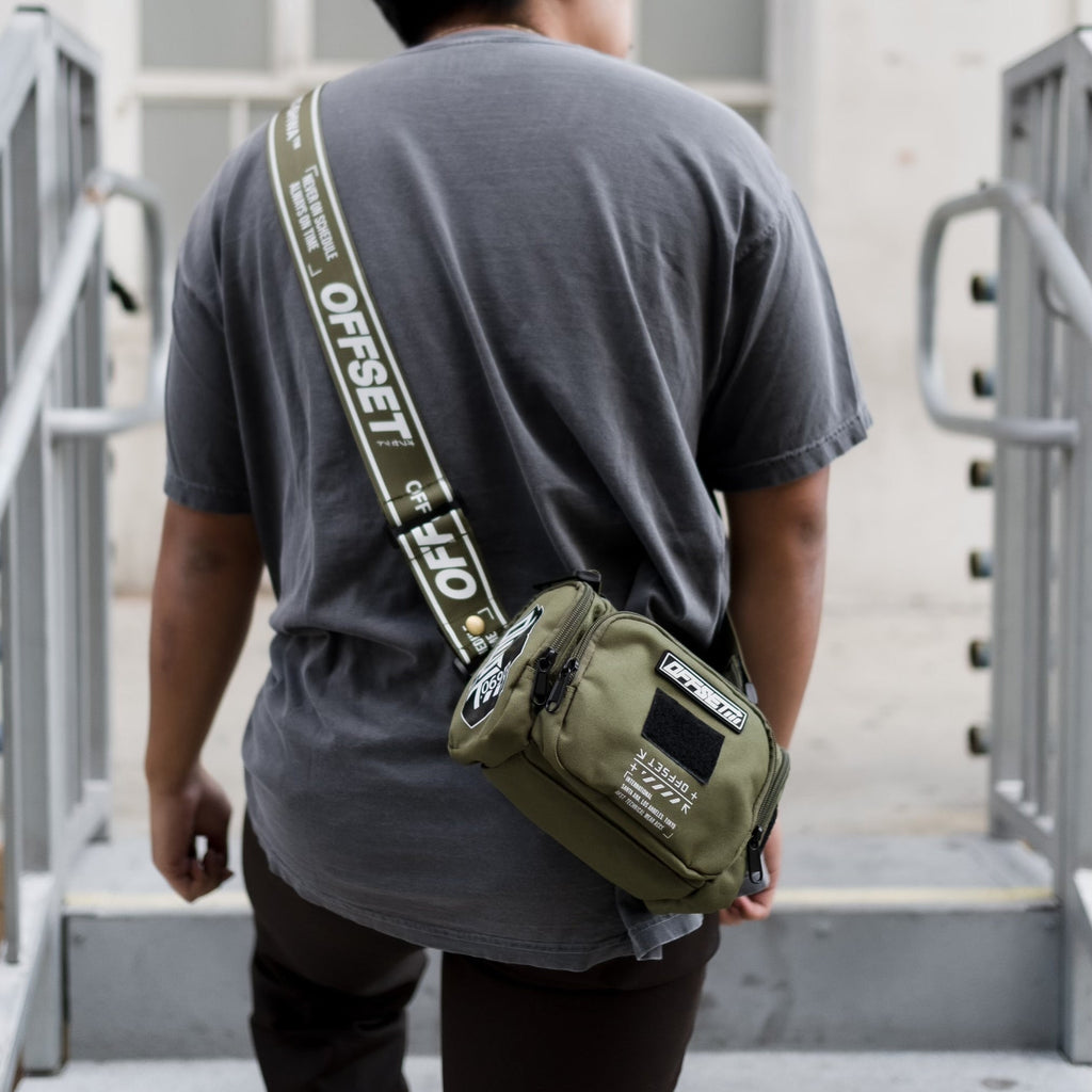 [SHWA] TBG-15 Techwear Style SHWA Green Micro Duffle Bag