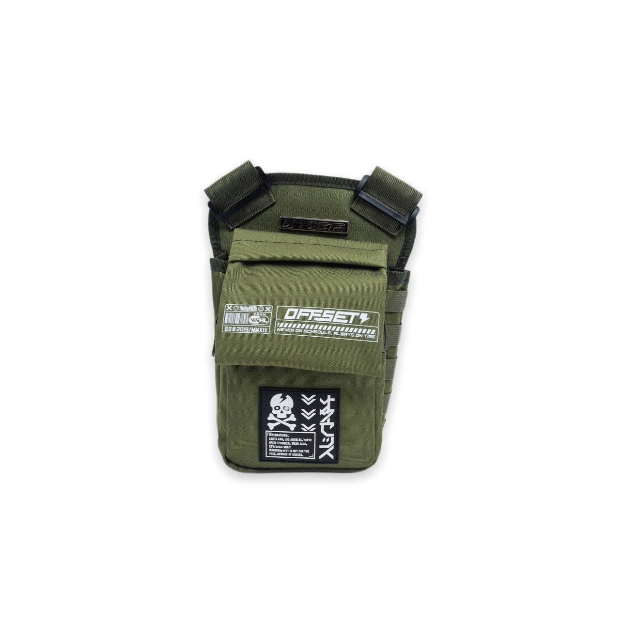 [SHWA] TBG-01 Techwear Style Green Leg Bag