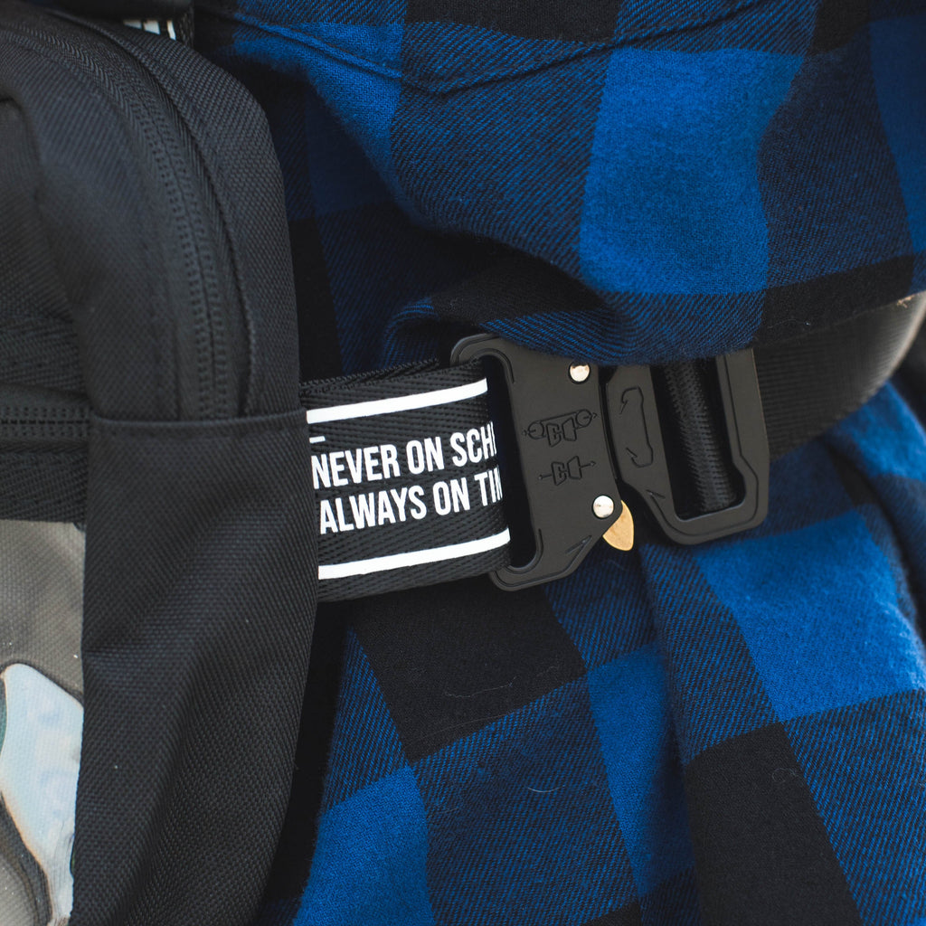 [SHWA] TBG-11 Techwear Style Ita-Chest Bag - Black (Bag & Strap ONLY)