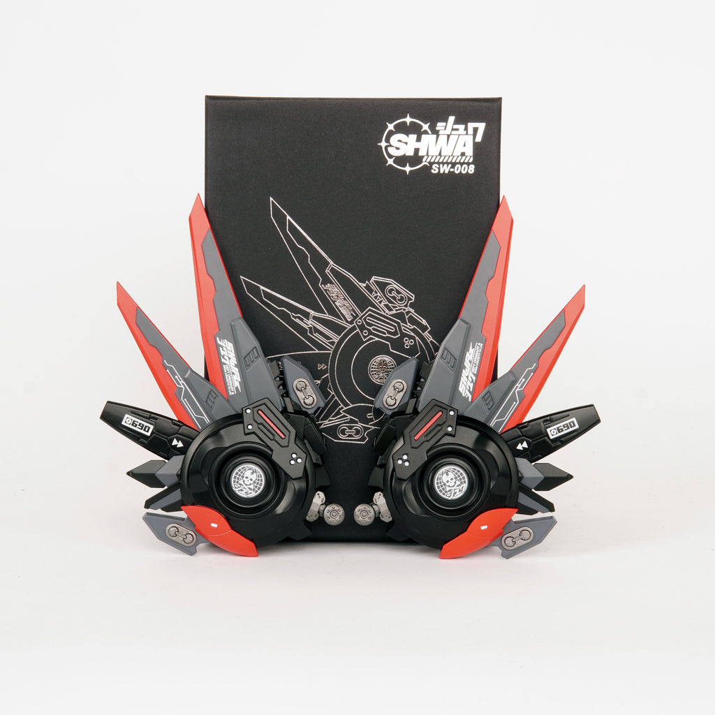 [SHWA] SW-13 Techwear Style Cyber Ear Covers without Headband Cosplay Prop Accessories