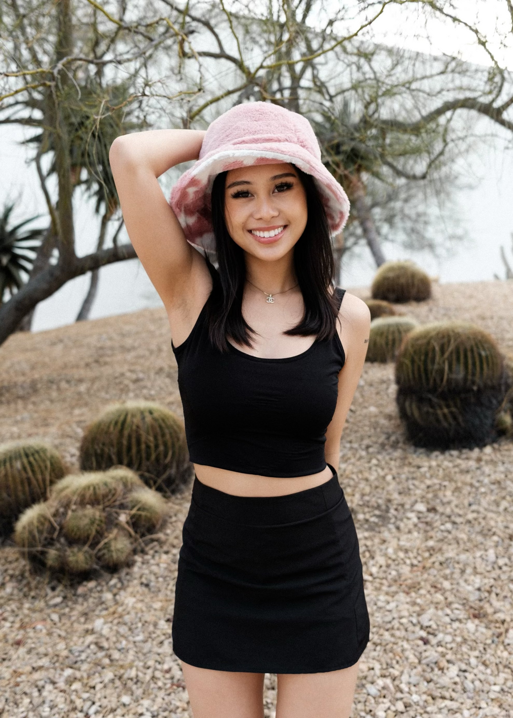 Pink Cow Bucket Hat