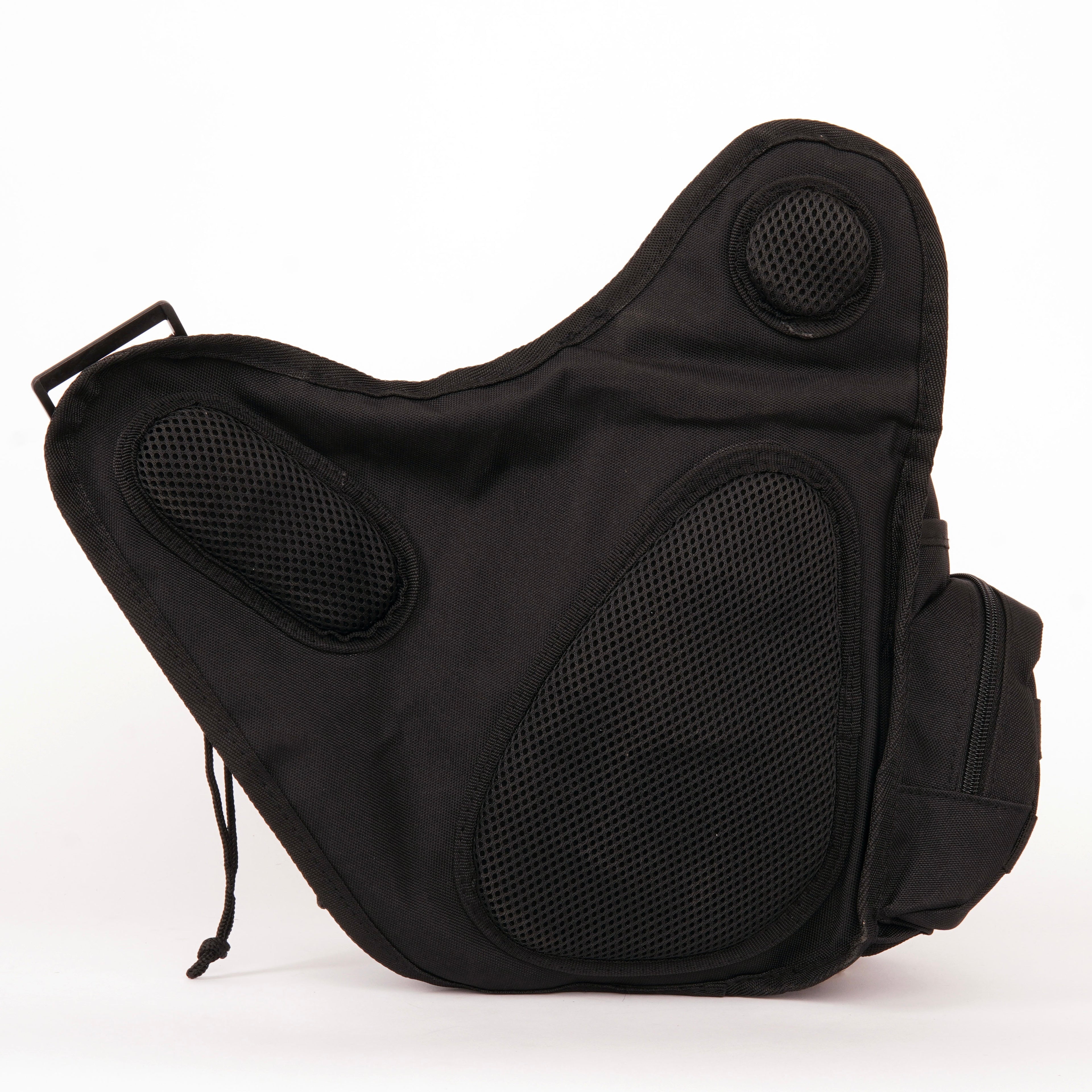 [SHWA] TBG-09 Techwear Style Tactical Side Bag - Black Boba Bag with Removable Strap