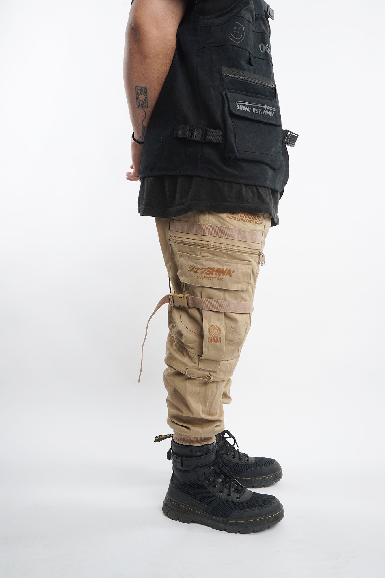 [SHWA] TP-03 Techwear Style Khaki Speed Jogger - FINAL SALE (No return or exchange)