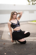 MoonMist Logo Bralette - Black
