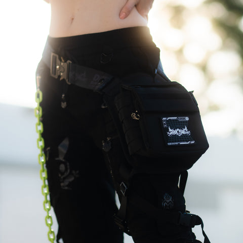 [SHWA] TBG-01 Techwear Style Black Leg Bag