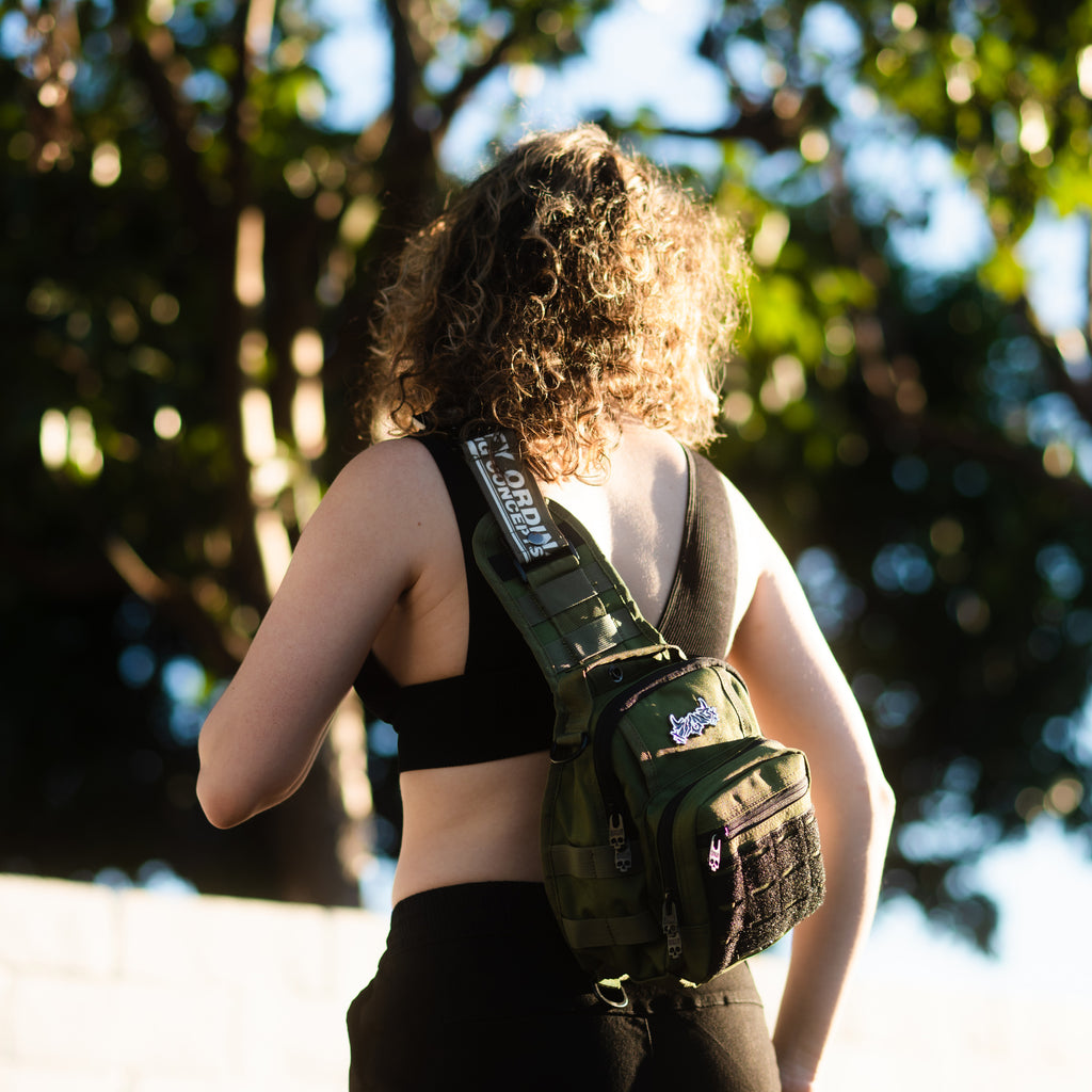 [SHWA] TBG-17 Techwear Style Green Mini Sling