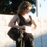 [SHWA] TBG-05 Techwear Style Black Mini Duffle Bag