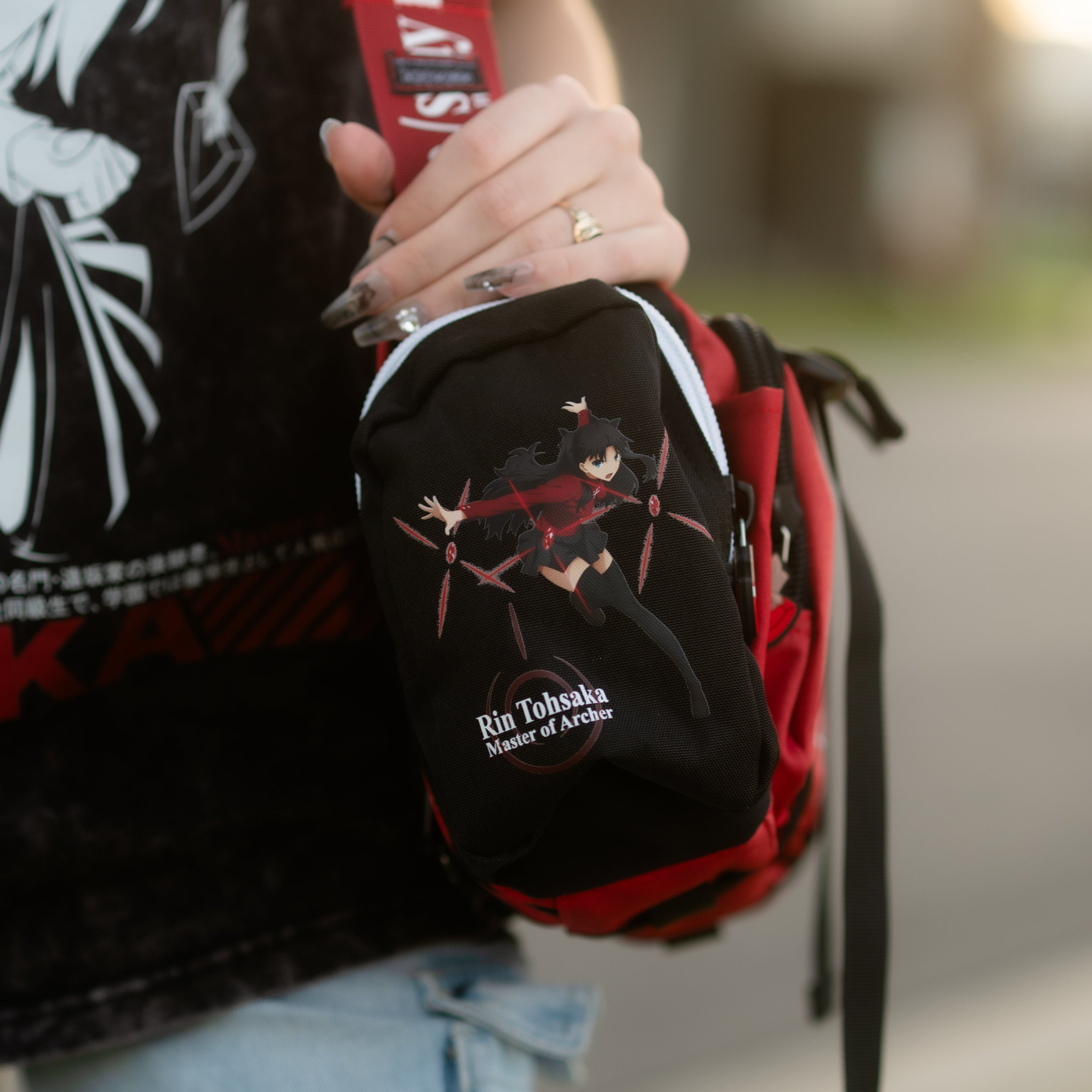 Fate Stay Night: TBG-05 Techwear Style Rin Mini Duffle Bag