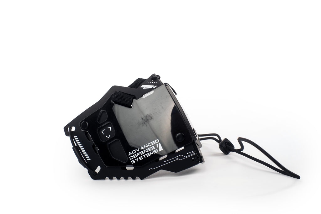 [SHWA] SW-10 Techwear Style Mask Cover - Smoked Black