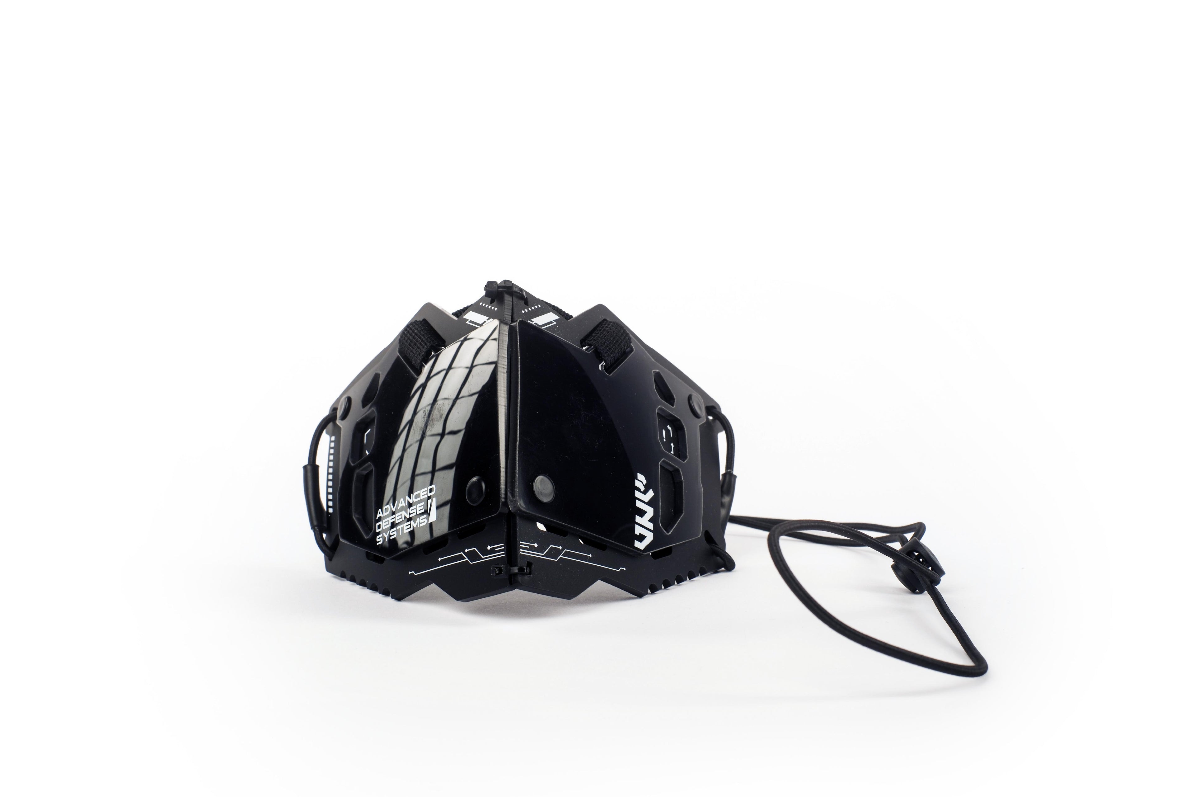 [SHWA] SW-10 Techwear Style Mask Cover - Smoked Black