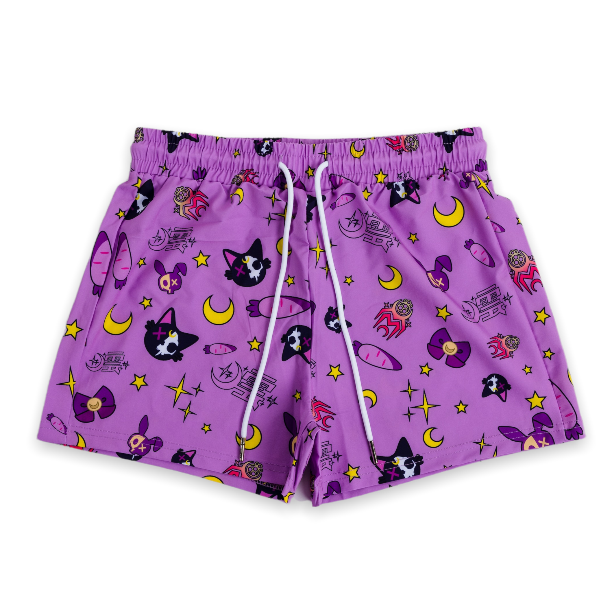 OMMO WAIST GATHER SHORT PT パープル Aoxjox Smile 5