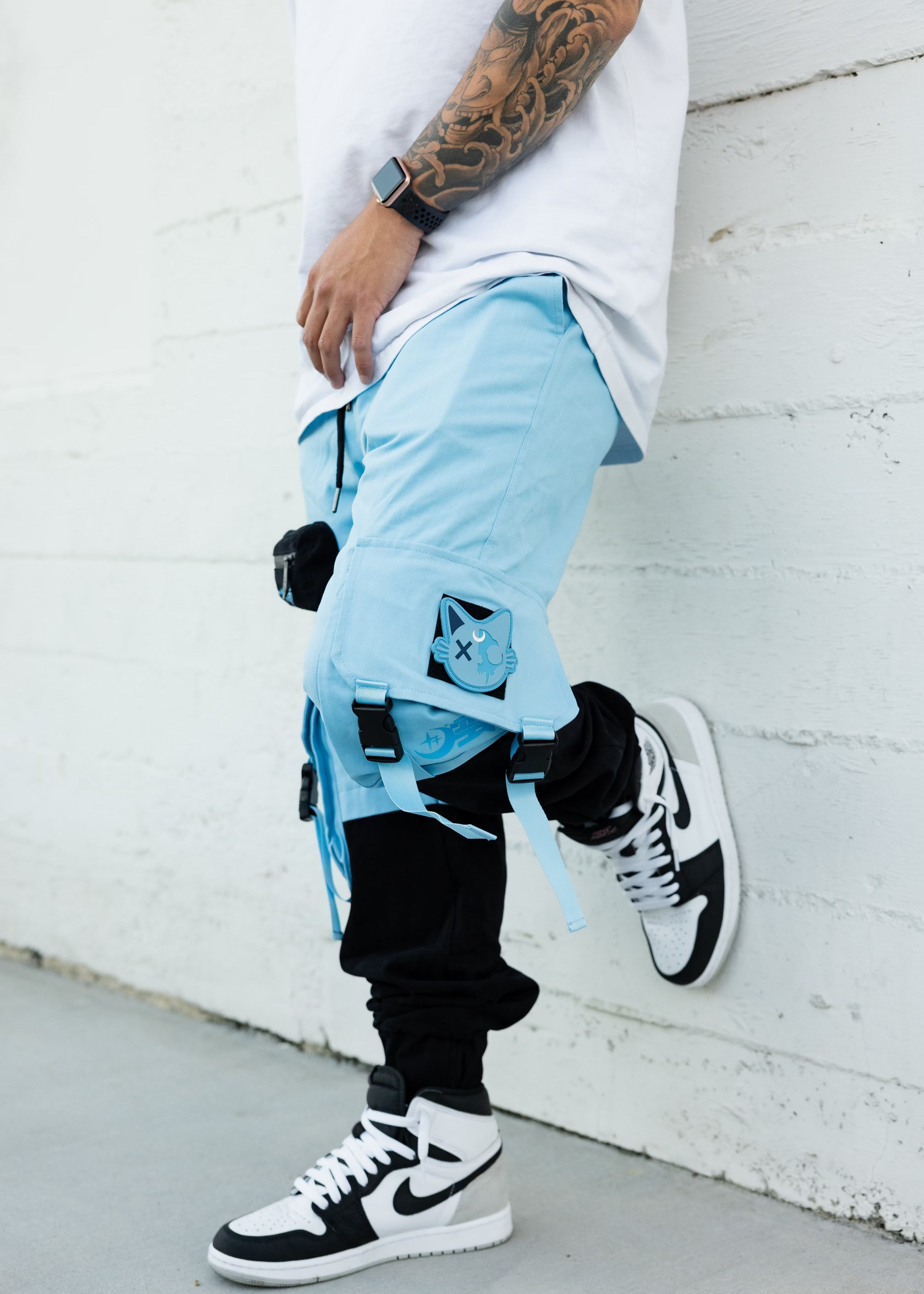 Blue Block Jogger - FINAL SALE (No Return OR exchange)