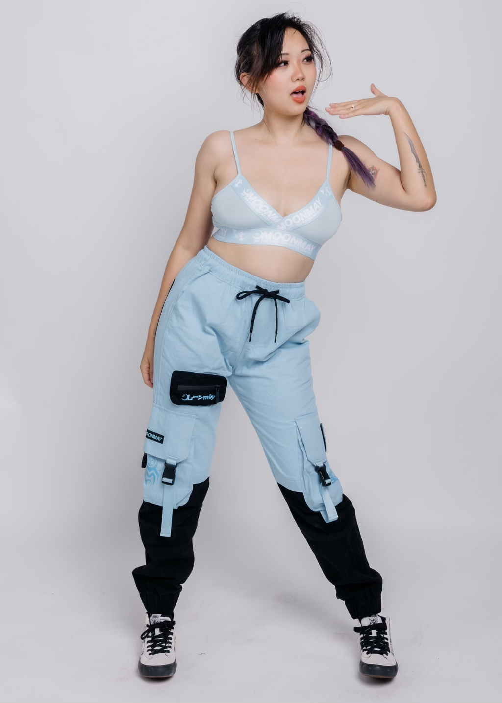 Blue Block Jogger - FINAL SALE (No Return OR exchange)