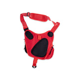 [SHWA] TBG-09 Techwear Style Tactical Side Bag - Red Boba Bag with Non-Removable Strap (Bag & Strap ONLY)