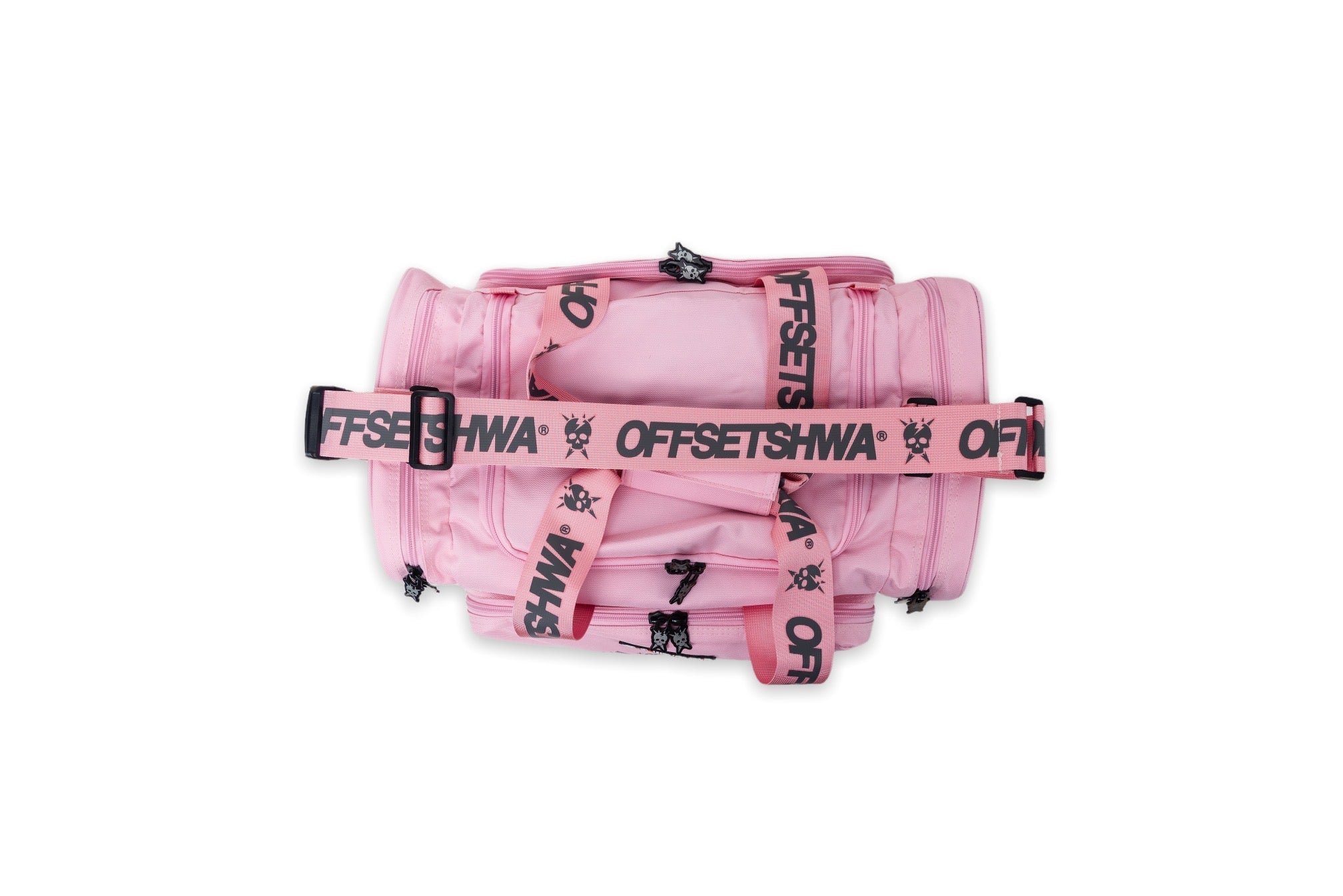 [SHWA] TBG-16 Techwear Style Team Duffle Bag for Gym and Travel - Pink (Bag & Strap ONLY)