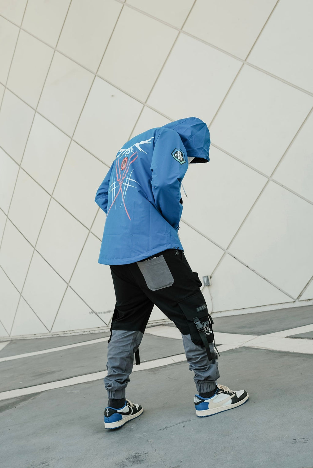 [SHWA] TP-01 Techwear Style Grey Block Jogger [FINAL SALE]