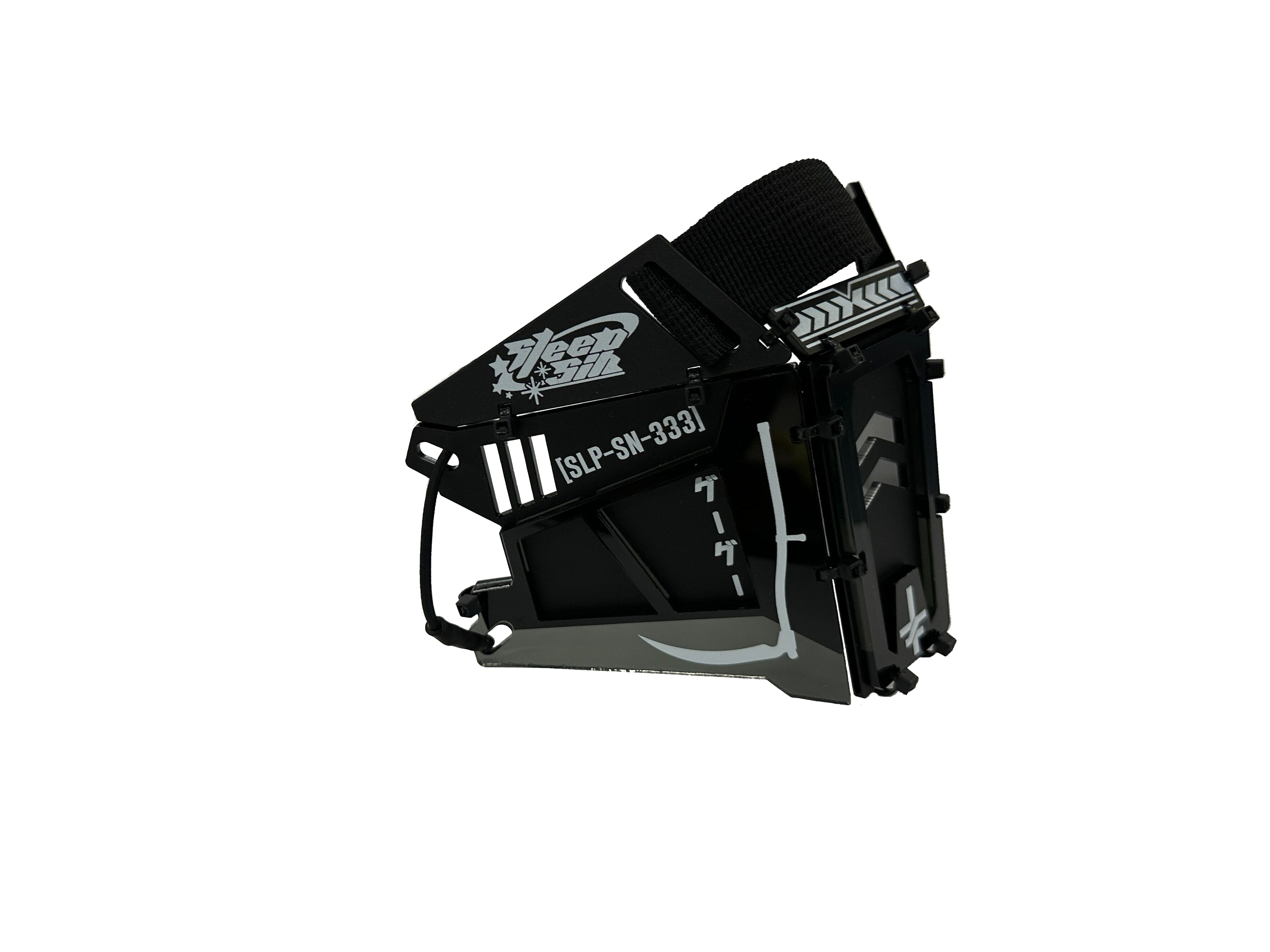 [SHWA] SW-07 Techwear Style Sleep Sin Collab Handmade Acrylic Mask Cover